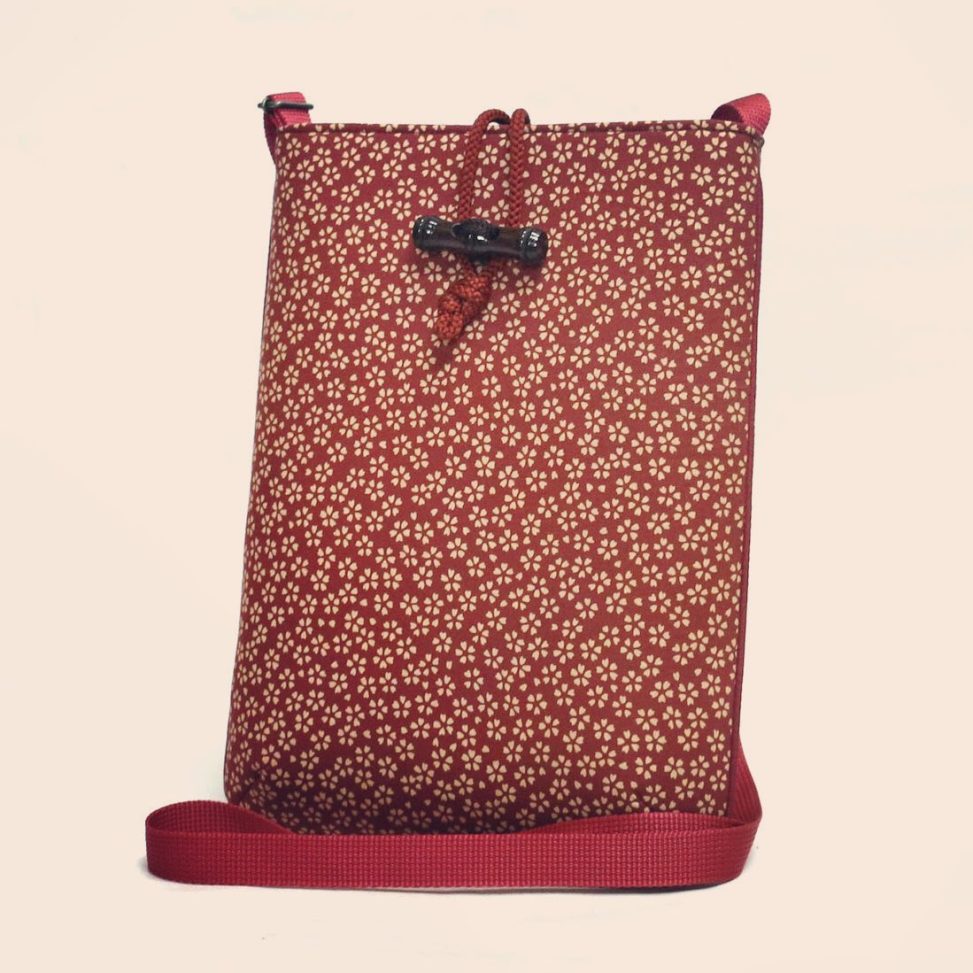 道中袋（大） さくら　えんじ