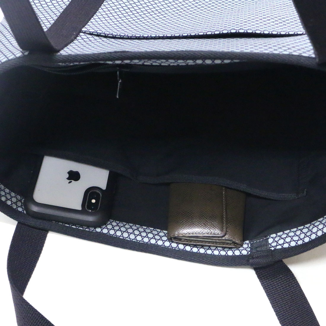 カスタムトートバッグ信喜 織テープ持ち手 江戸一 かごめ